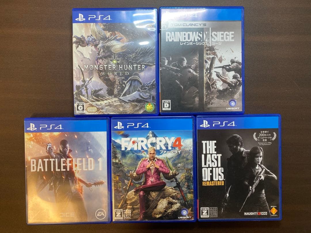 PS4 PRO 本体CUH-7000B 1Tジェットブラック+ソフト5点