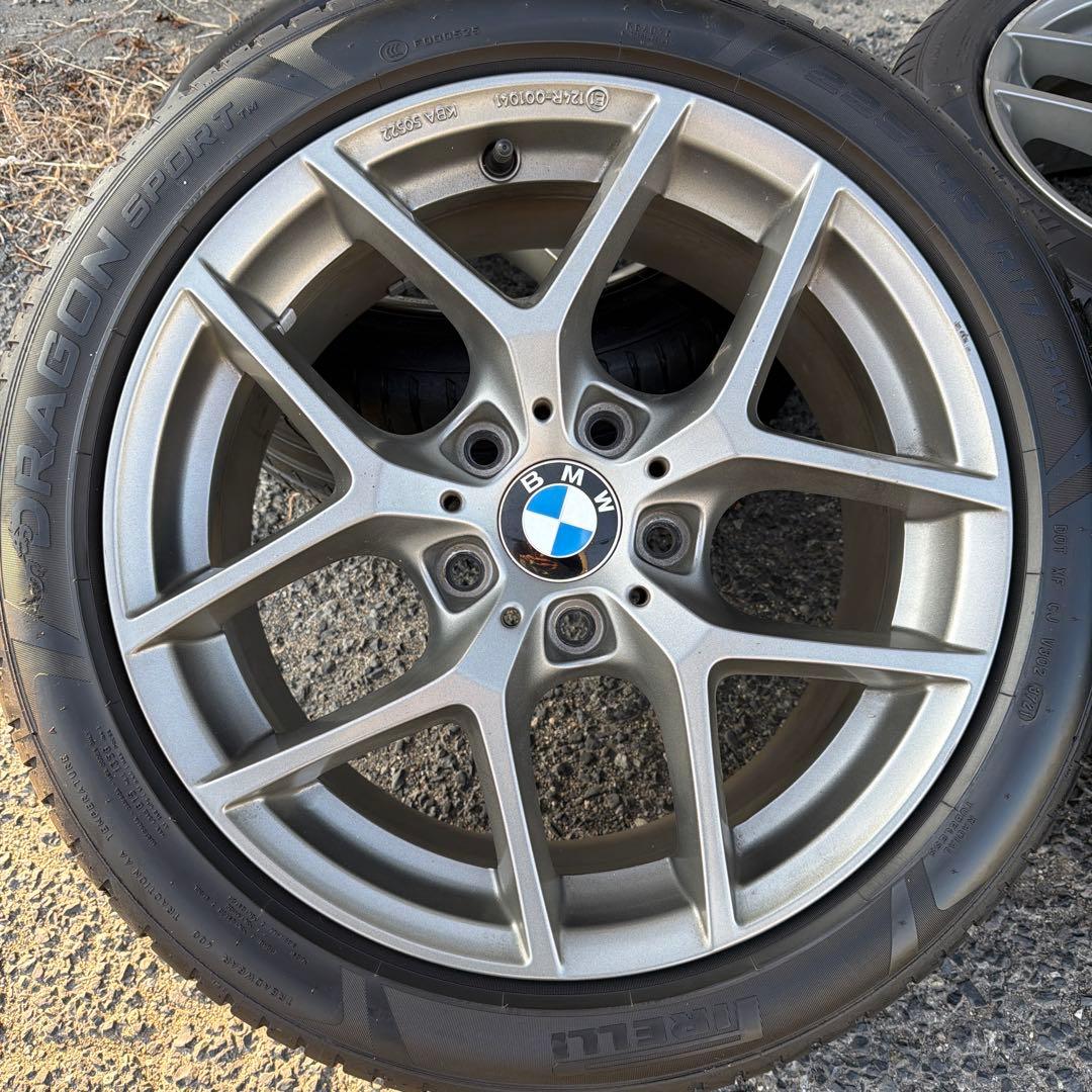 【美品】BORBET17インチ　225/45R17 バリ溝 4本倉庫保管