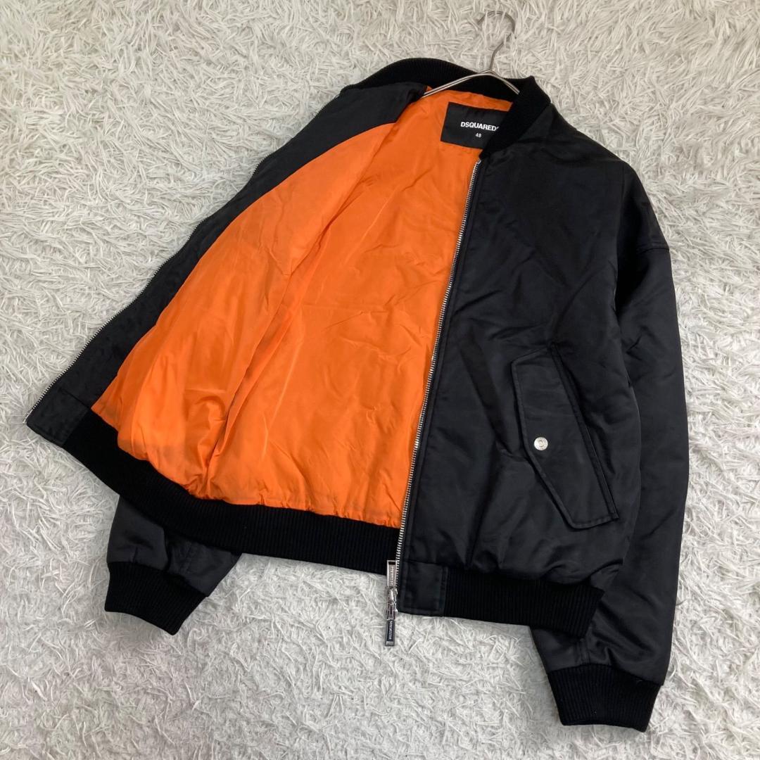 17439✨22AW ディースクエアード MA-1ボンバージャケット 48 L