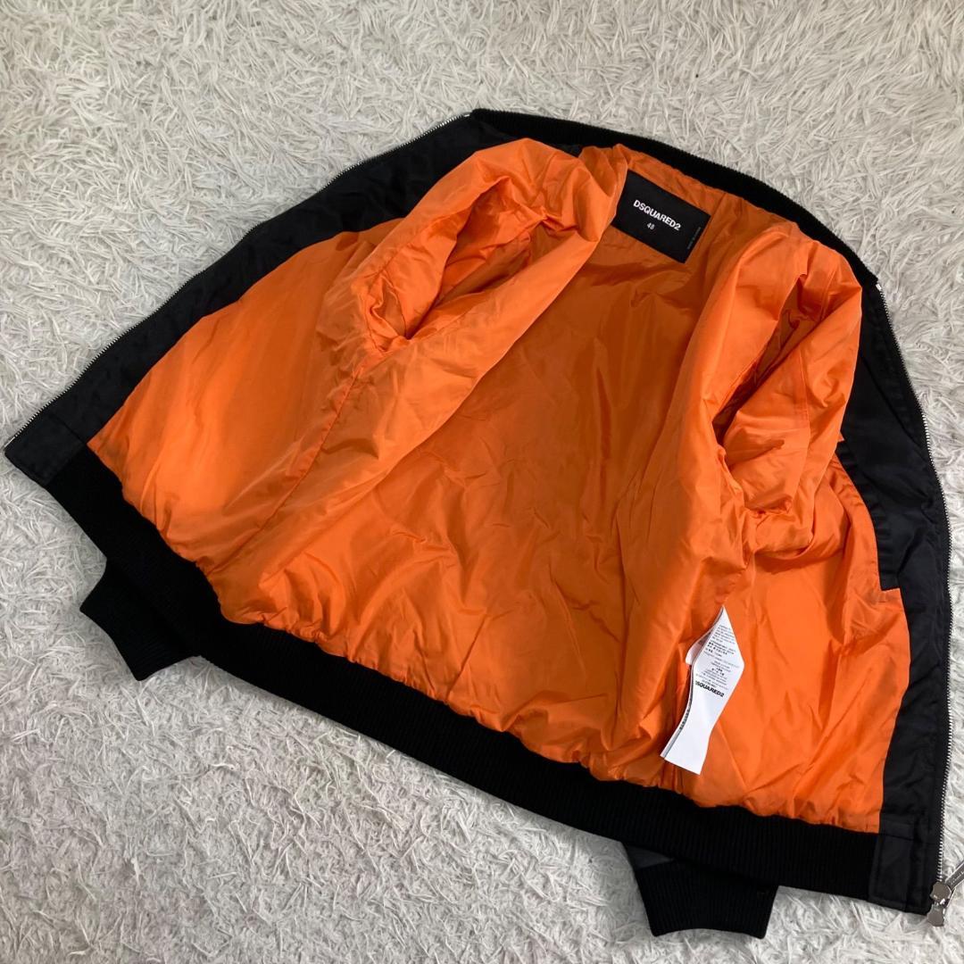 17439✨22AW ディースクエアード MA-1ボンバージャケット 48 L