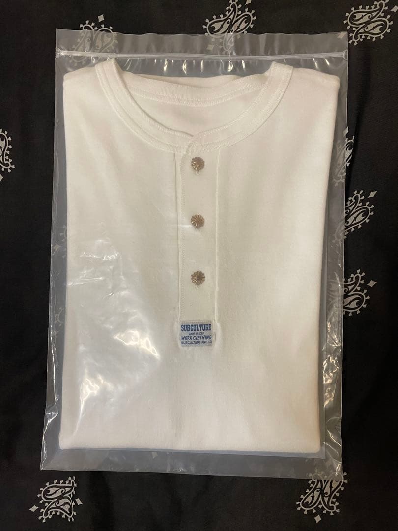 t@k キムタク着 サブカルチャー SC ヘンリーネック Tシャツ