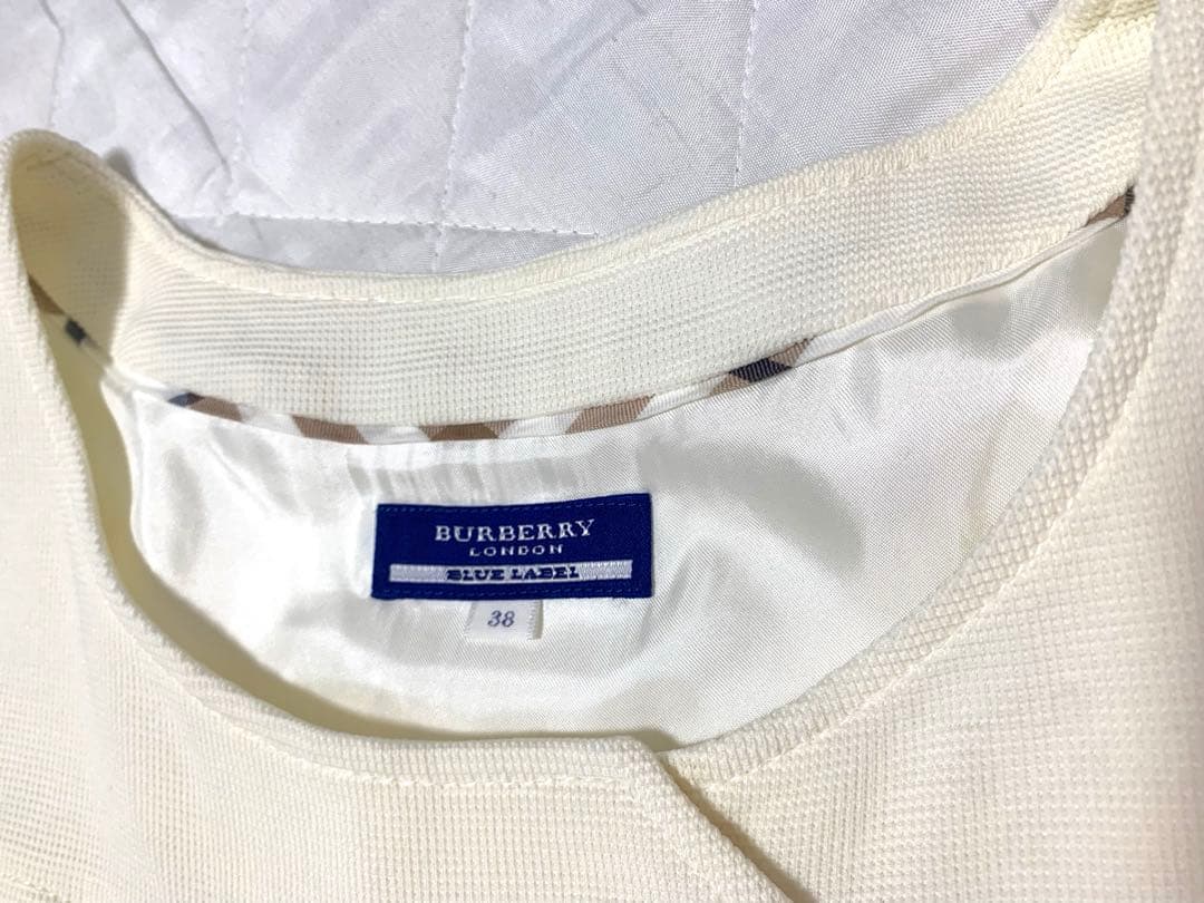 【美品】Burberry Blue Label ホースロゴ刺繍　ワンピース　38