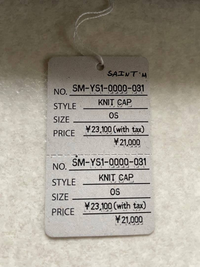 SAINT Mxxxxxxセントマイケル24ＡＷニットキャップ新品未使用品