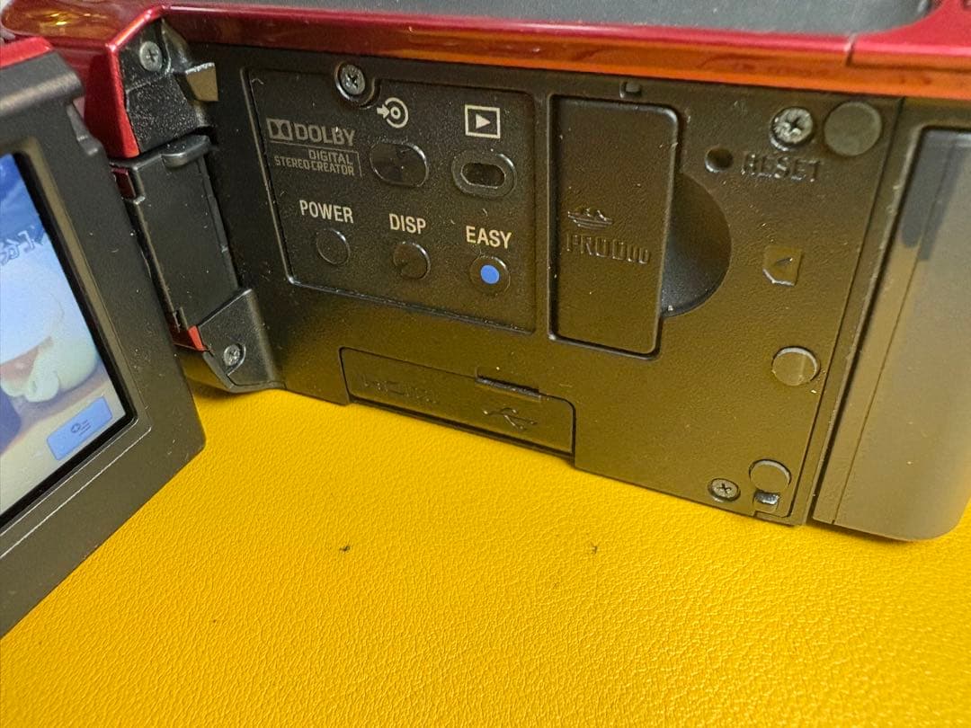 SONY ハンディカム HDR-CX120 レッド 動作美品