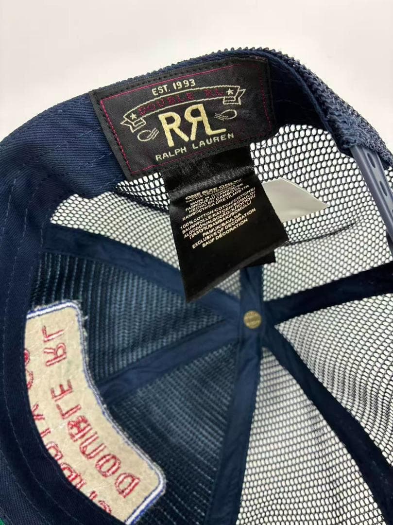 RRL ロゴ キャップ 帽子
