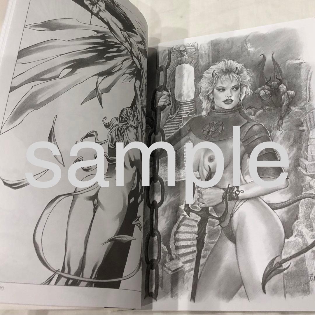 タトゥーフラッシュ・DEVIL woman デザイン TATTOO 刺青下絵資料