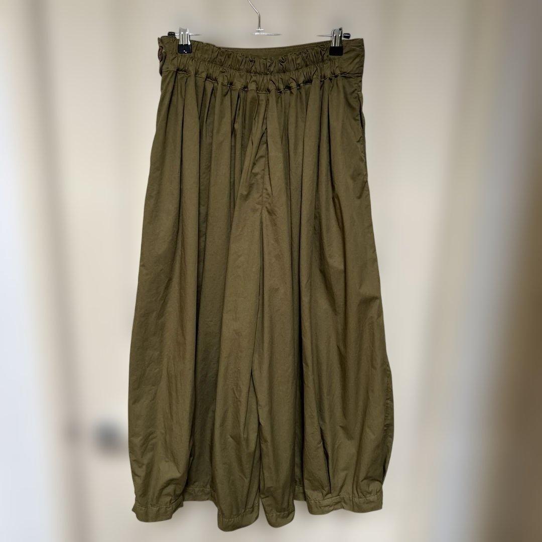 HARVESTY サーカス　キュロット 　カーキ色　　1サイズ　日本製