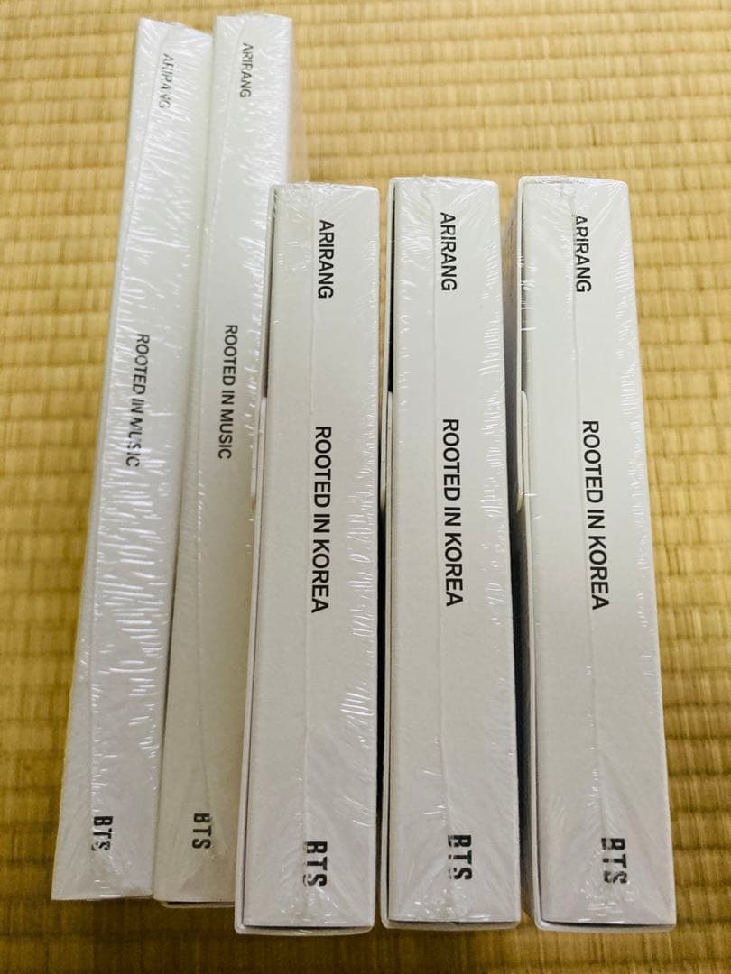 BTS ARIRANG 未開封 CD 5枚セット ランダム トレカ付き