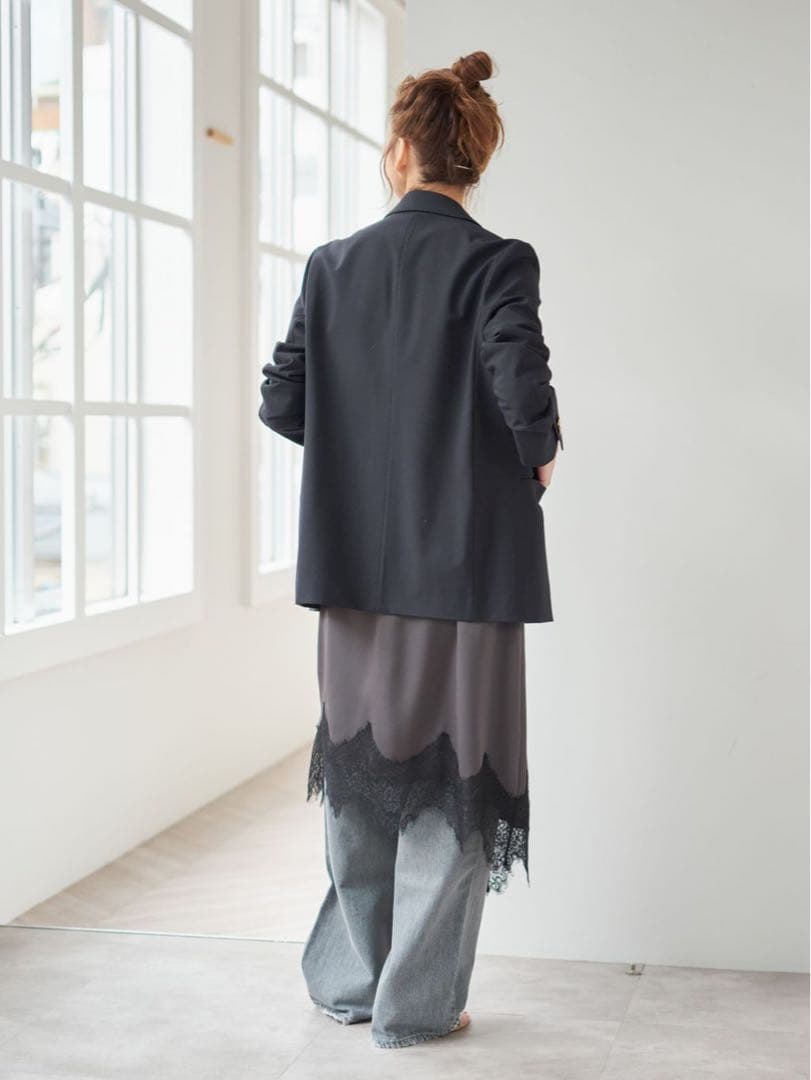 26SS 新品未使用 Spick and Span レースサテンスカート