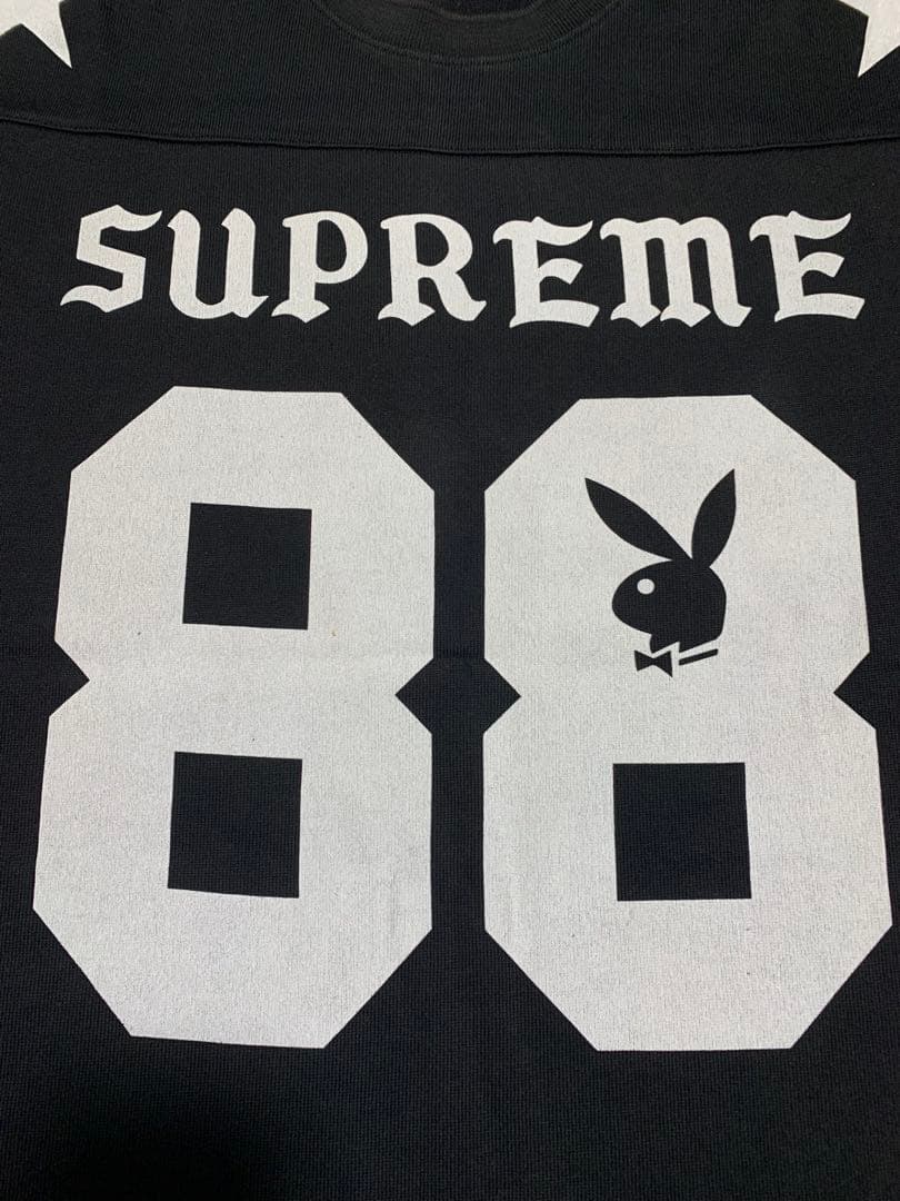 トップス supreme playboy L/Sfootball Top
