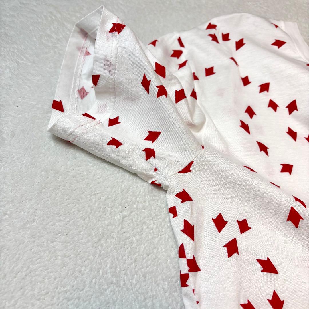 【希少アーカイブ】Dior Homme 08SS アロー総柄 VネックTシャツ