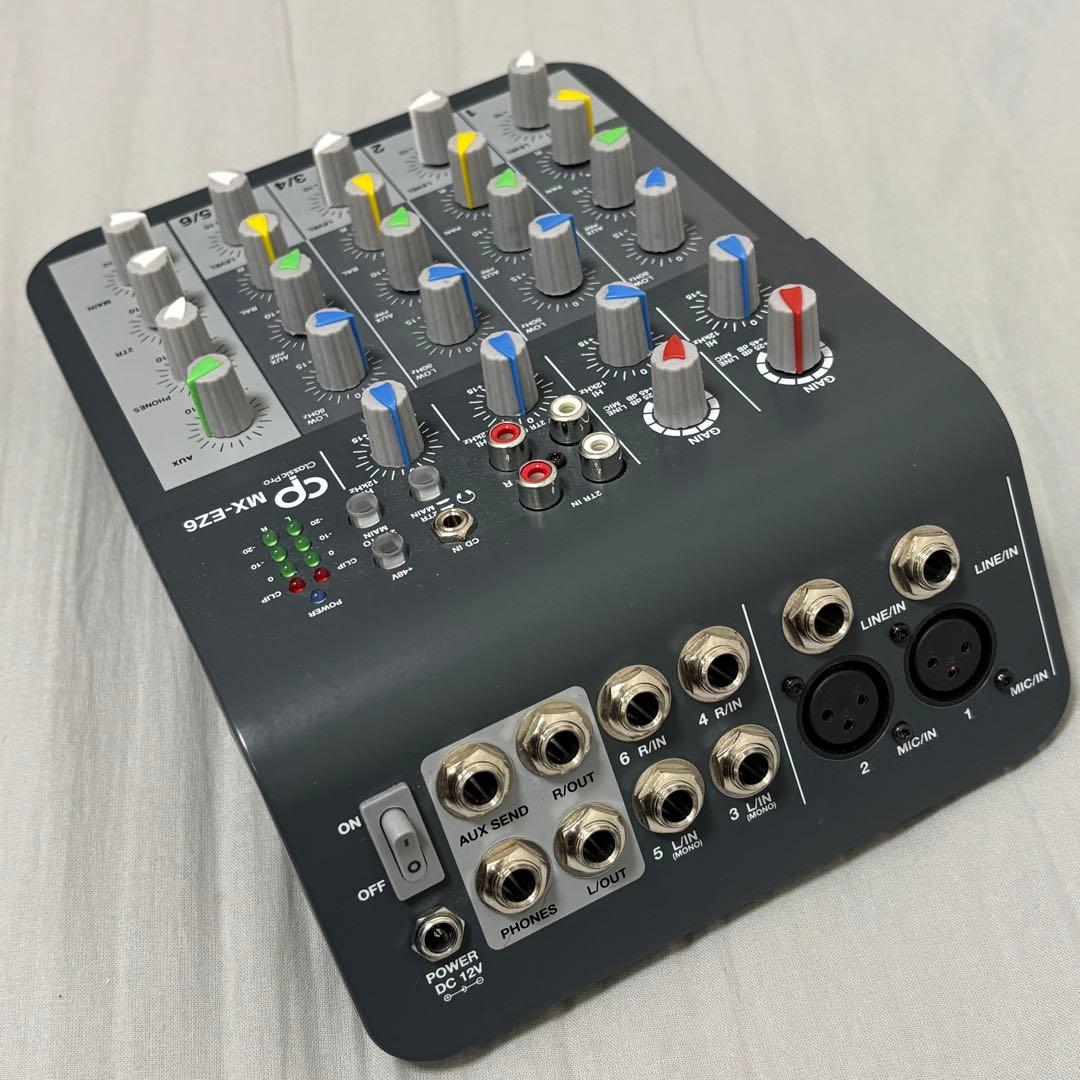 【新品】CLASSIC PRO MX-EZ6 アナログミキサー