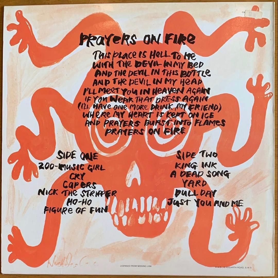 【中古レコード】ザ・バースデイ・パーティー「Prayers on Fire」