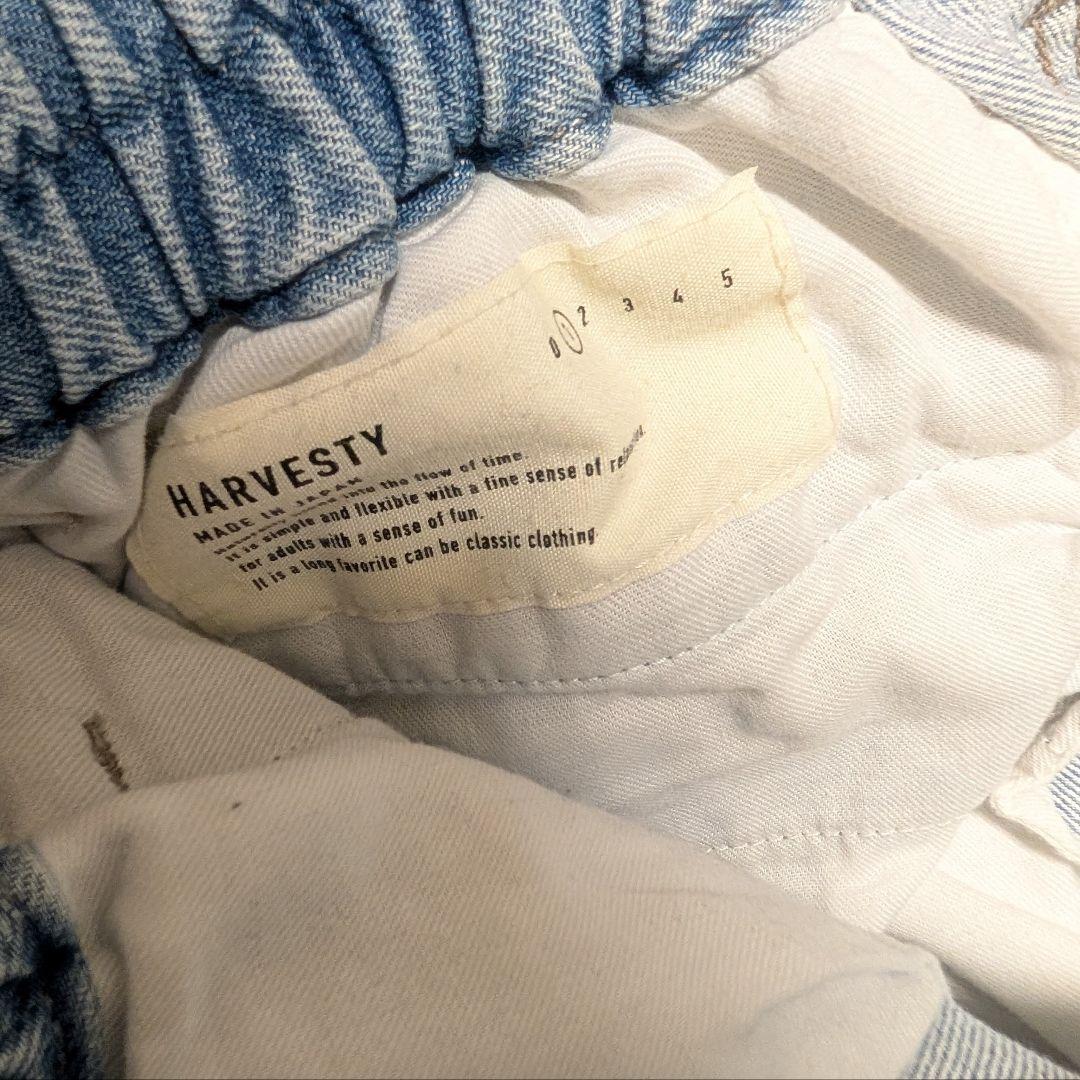 【美品】HARVESTY ハーベスティ 10ozデニム サーカスバギーパンツ 1