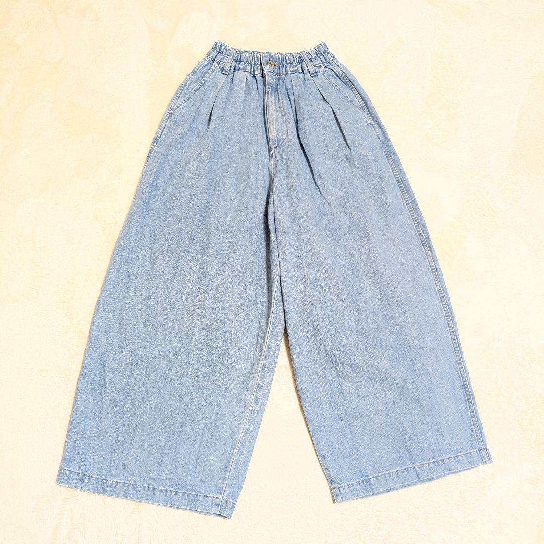 【美品】HARVESTY ハーベスティ 10ozデニム サーカスバギーパンツ 1