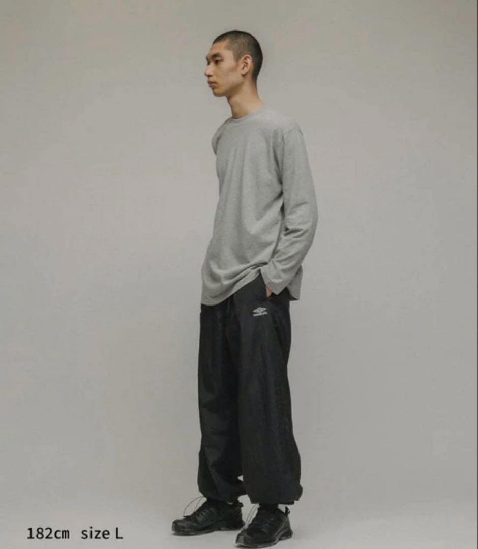 アンブロ ベルパー ムウトアール ナイロン トラックパンツ 黒 24SS 別注