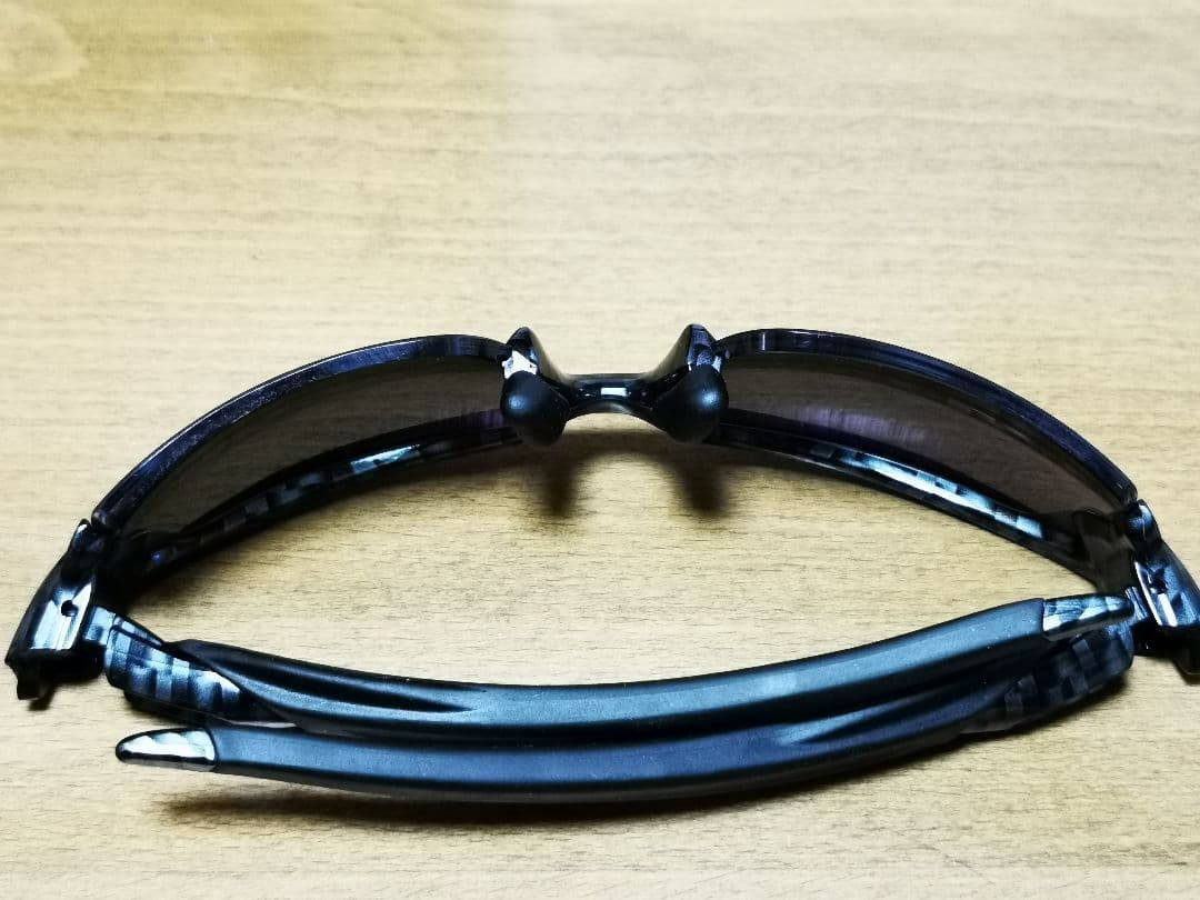 Oakley flak2.0カスタム サングラス　カーボン柄　度付き