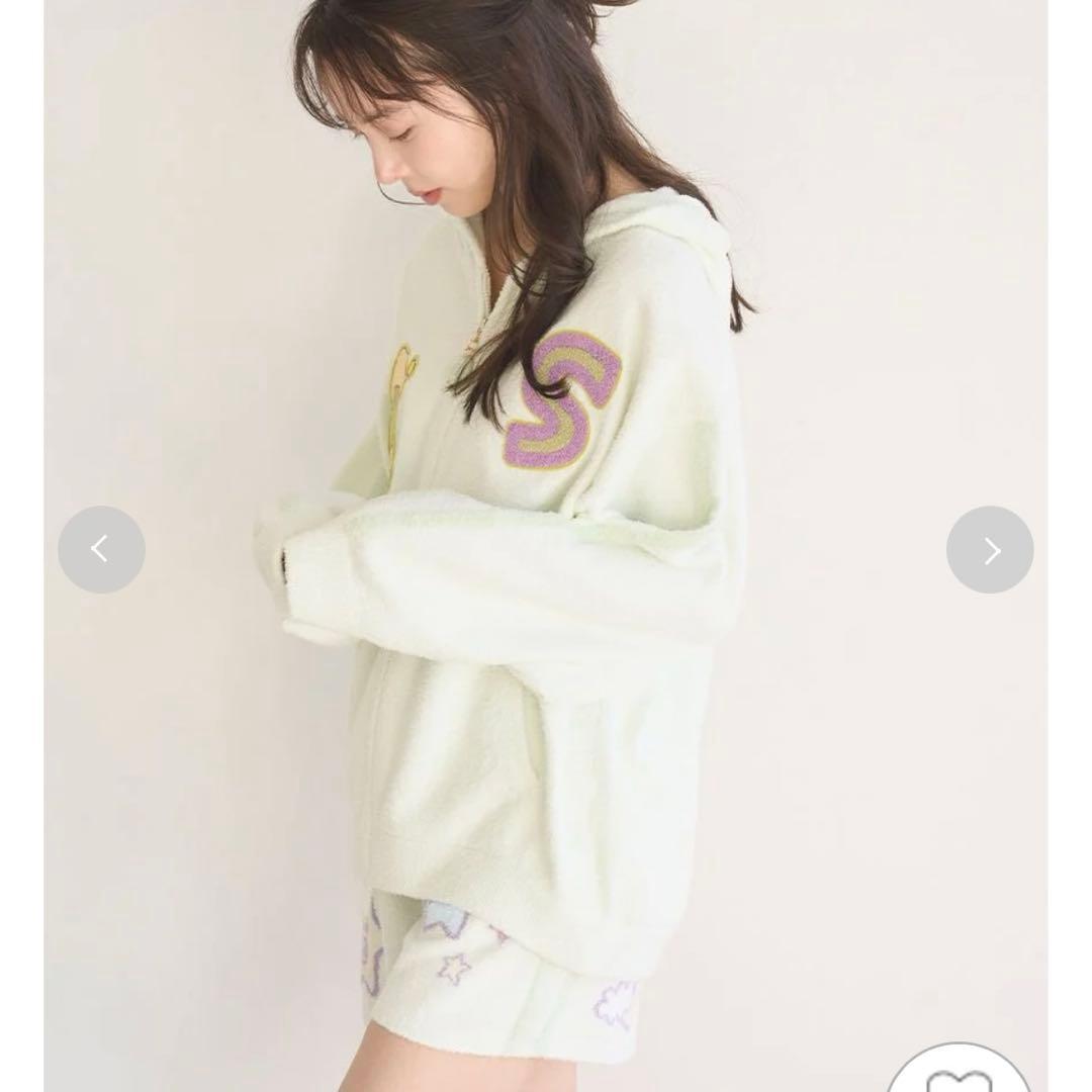 snidel  たまごっち　くちぱっち　ニットパーカー