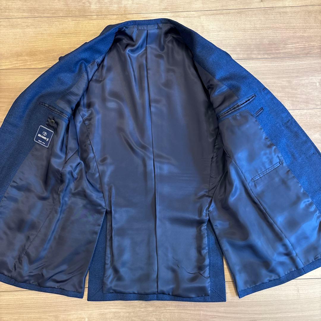 【未使用品】BEAMS F ネイビー テーラードジャケット size\"93S\"