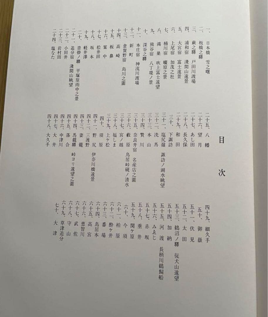 大錦木曽街道五十九次　広重画　英泉版　浮世絵
