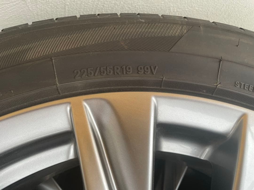 ①1本　Mazda 19インチホイールとTOYOタイヤセット　送料込み
