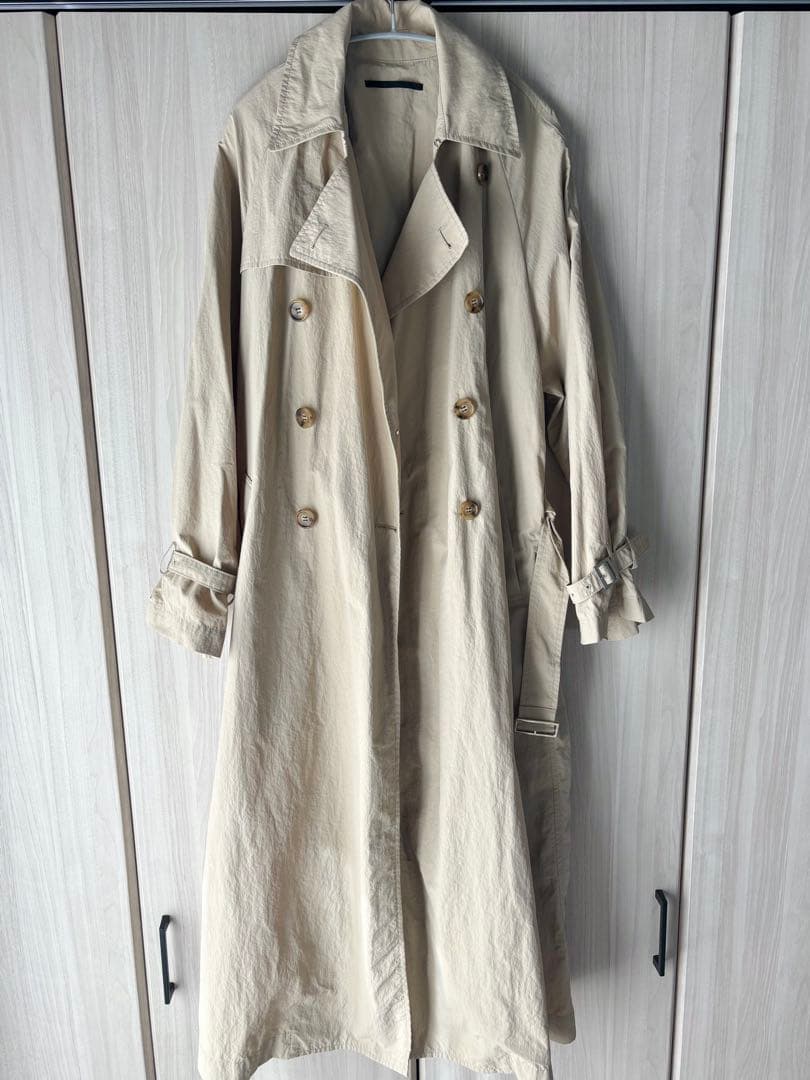 美品 AP STUDIO 23SS Basic ナイロントレンチコート 38