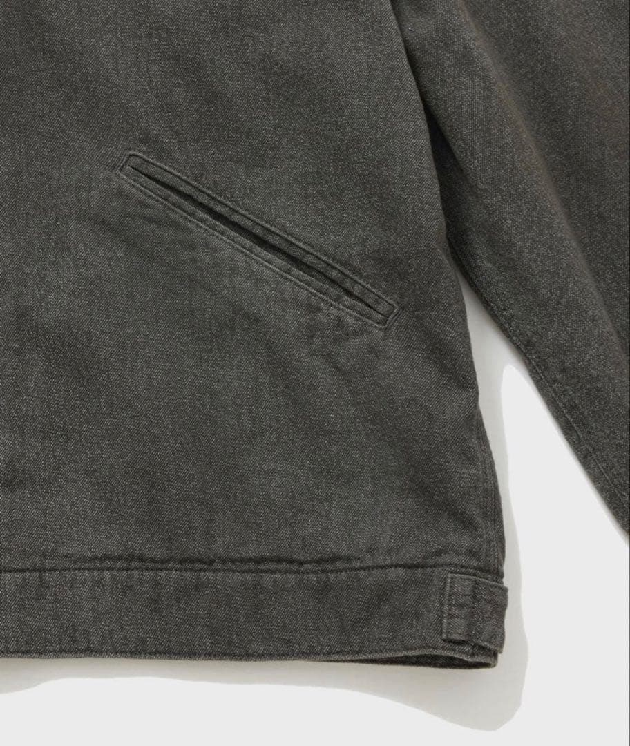 ジャケット・アウター A.PRESSE Black Chambray Detroit Jacket 2