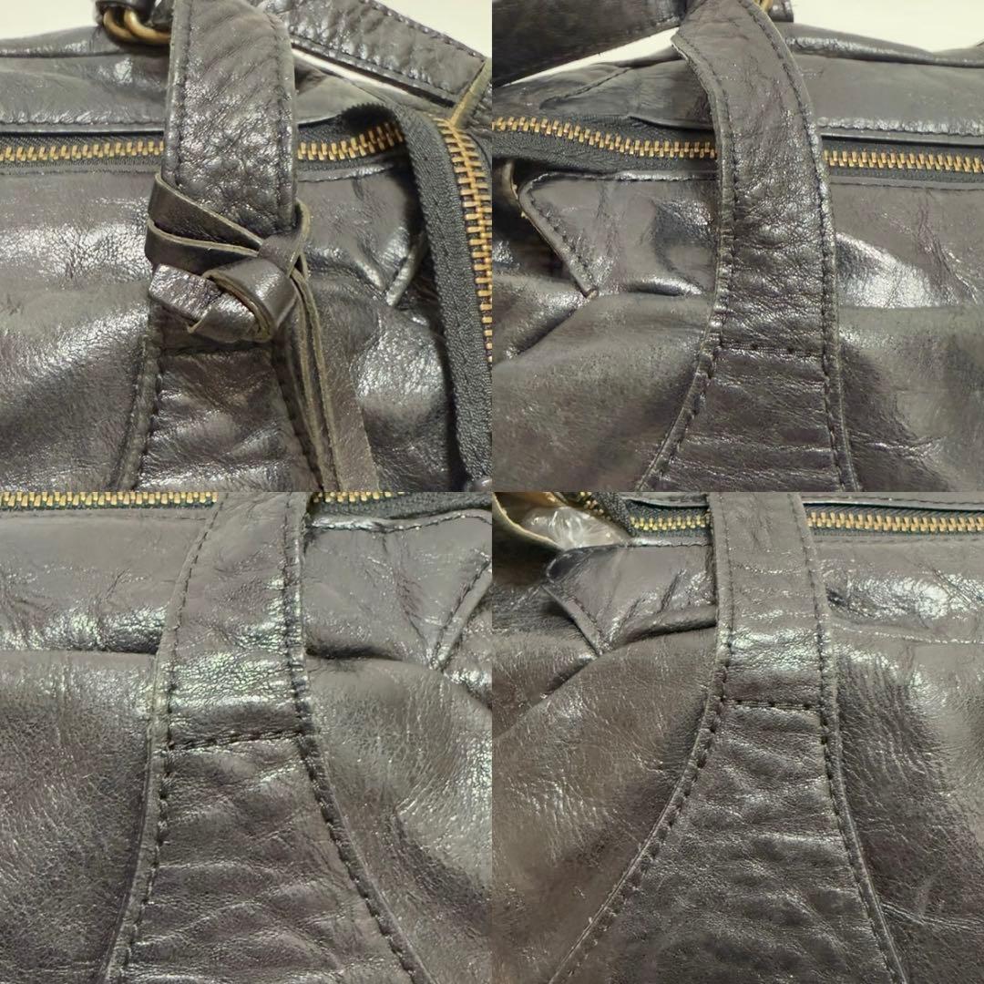 【美品】ヴィヴィアンウエストウッド トートバッグ レザー オーブ ロゴ 黒