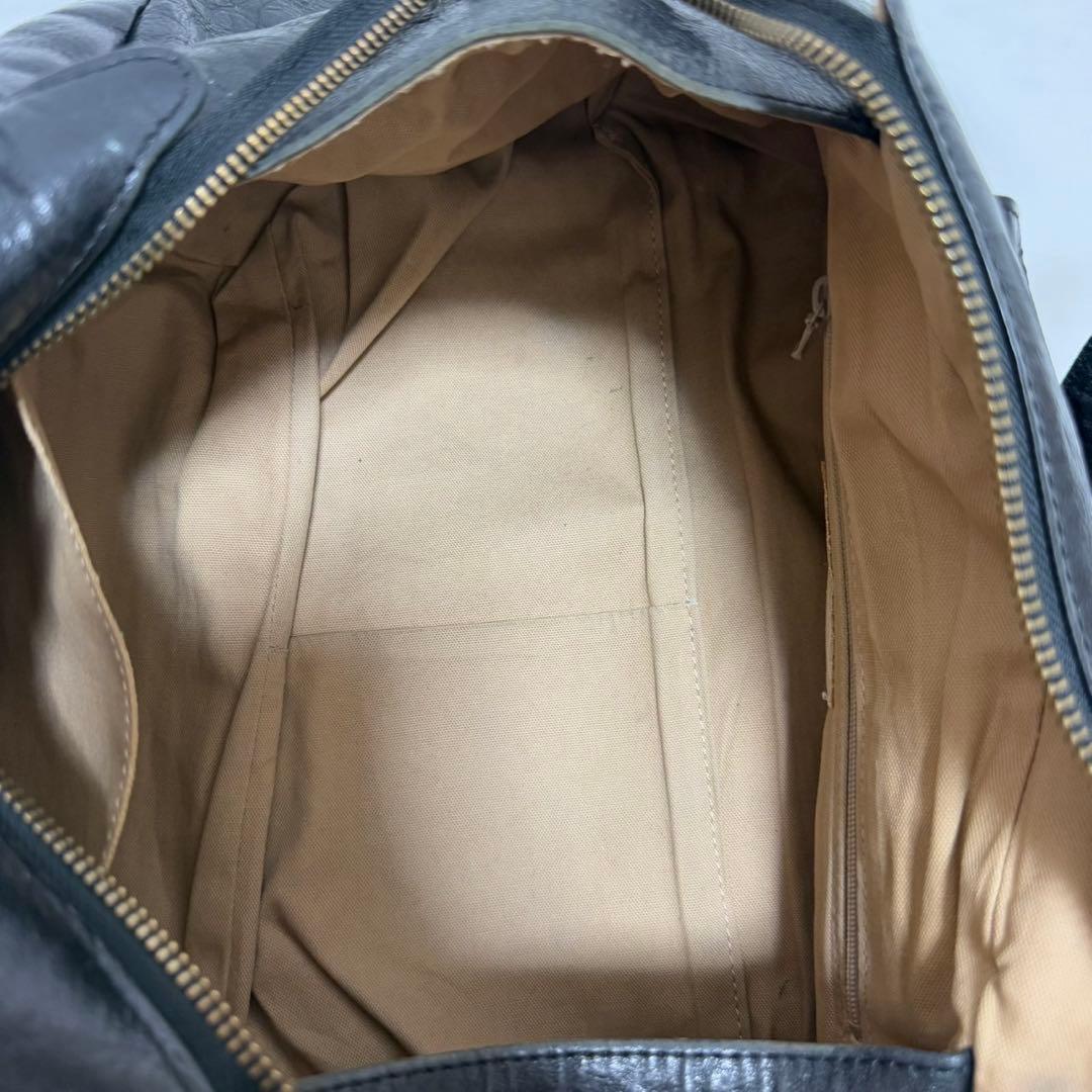 【美品】ヴィヴィアンウエストウッド トートバッグ レザー オーブ ロゴ 黒