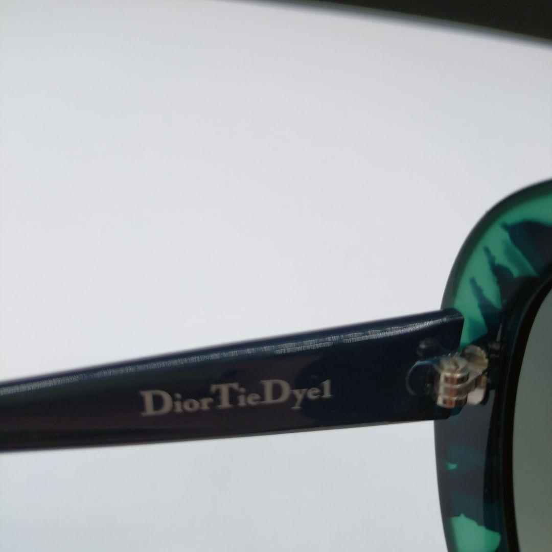Dior Tie Dyel 1 サングラス　黒　グリーン