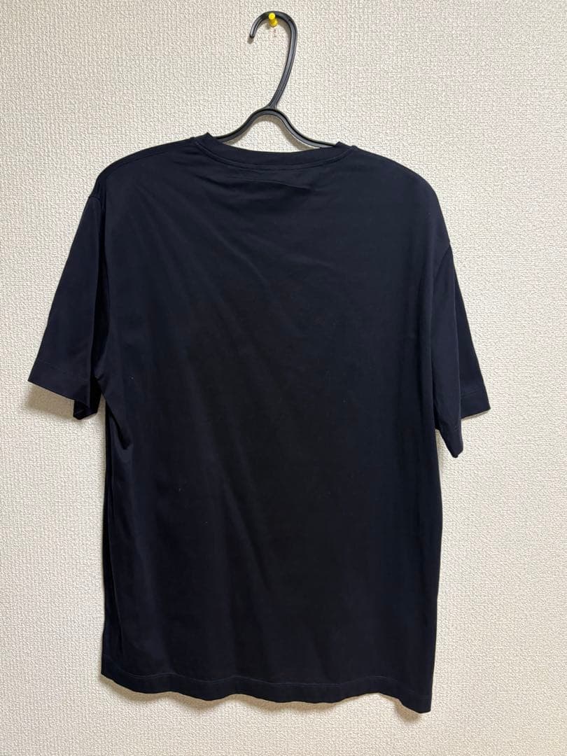 HERMES エルメス ネイビー グラフィックTシャツ M 半袖