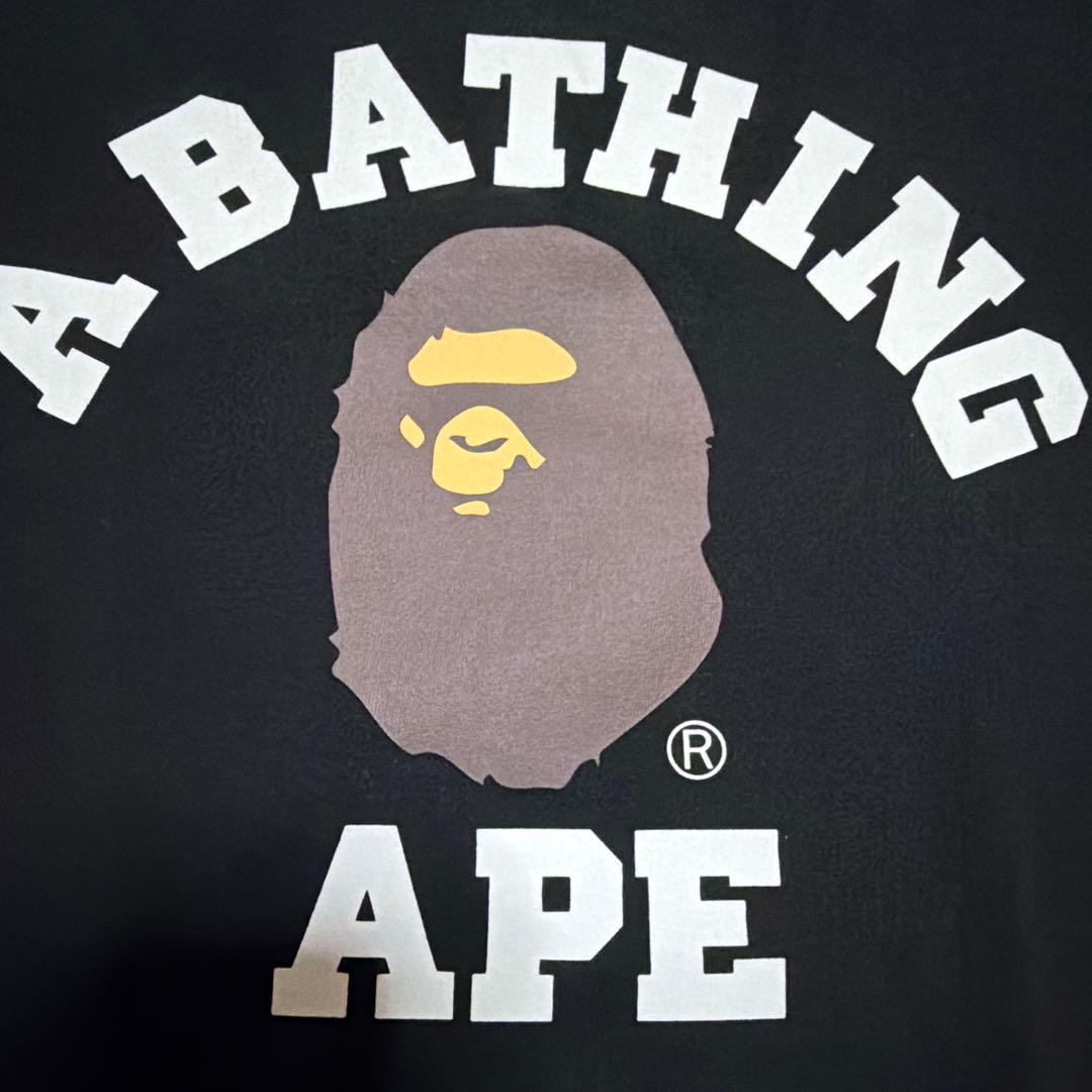 A BATHING APE BAPE COLLEGE LOGO tシャツ XL