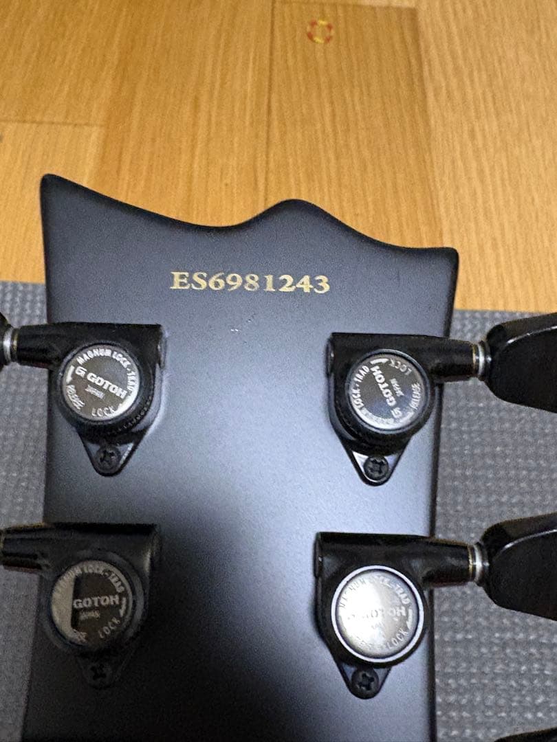 ESP E-II EC-BB Black Satin EMG搭載　ギグケース付き