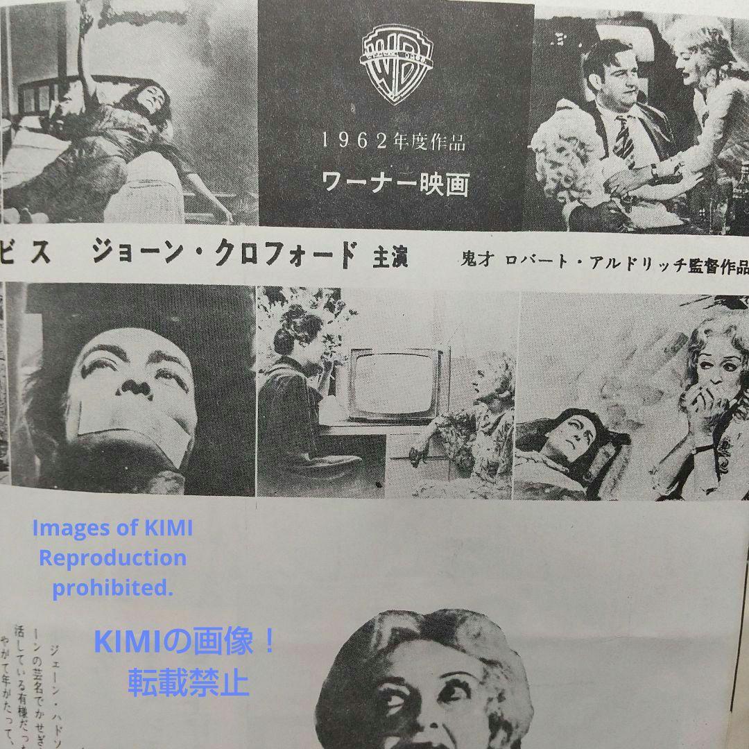 レア 映画パンフ 何がジェーンに起こったか？ What Ever H 1962年