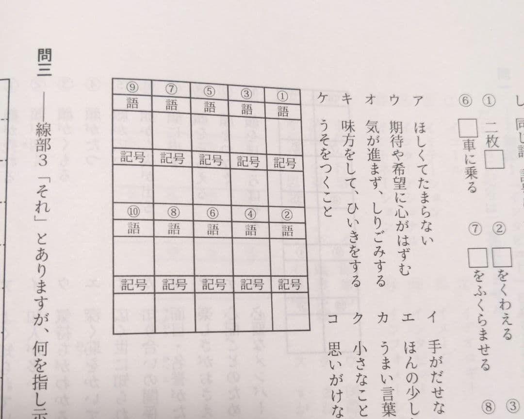 【美品】　浜学園　日曜特訓 前期　灘コース　国語　生命線テキスト付きフルセット