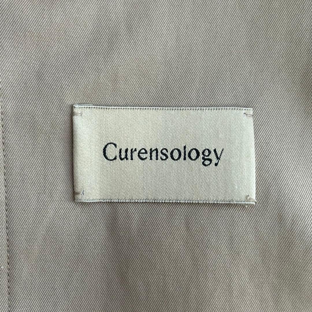 【美品】Curensology カレンソロジー コットン ロングチェスターコート