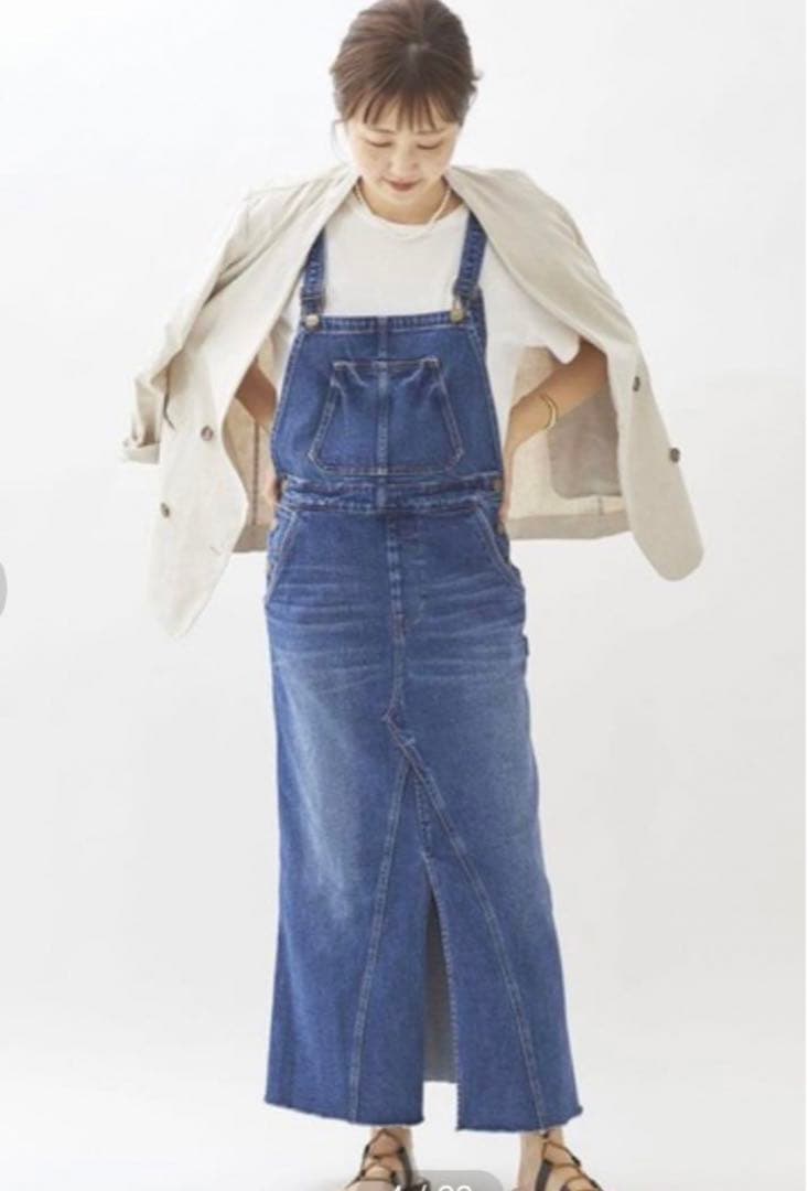 plage 別注ヘルシーデニムHealthy denimデニムサロペットスカート