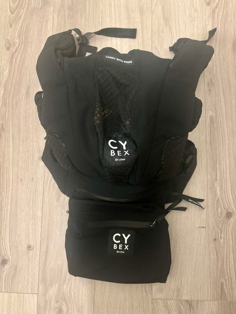 試着のみ・美品／CYBEX・ブラック 抱っこ紐