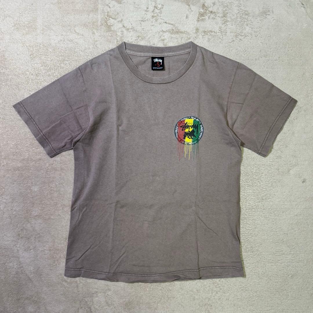 【希少】old stussy 00s ラスタカラー ビンテージTシャツ　入手困難