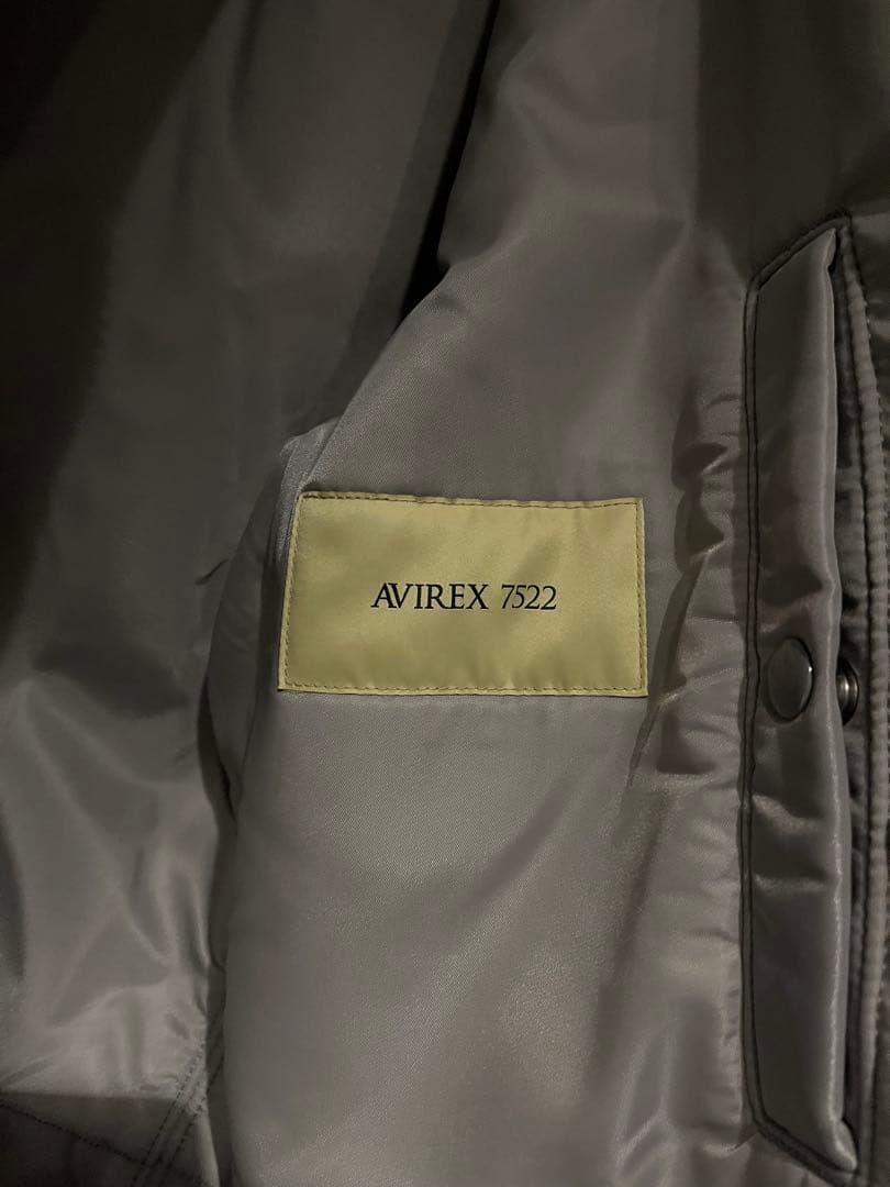AVIREX7522 MA-1 GREY Mサイズ
