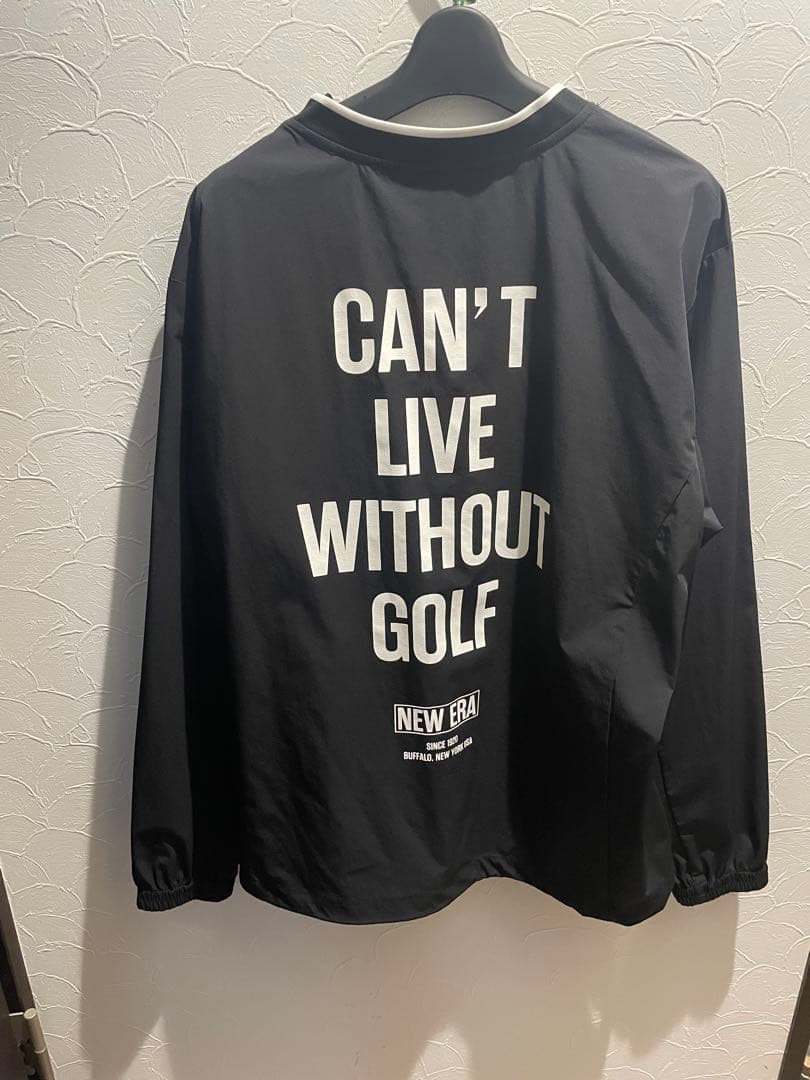 美品！NEW ERA ゴルフウインドブレーカージャケット 黒
