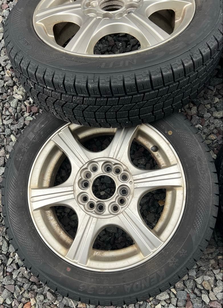 スタッドレス ホイールセット14インチ 155/65R14 4本セット即配送可