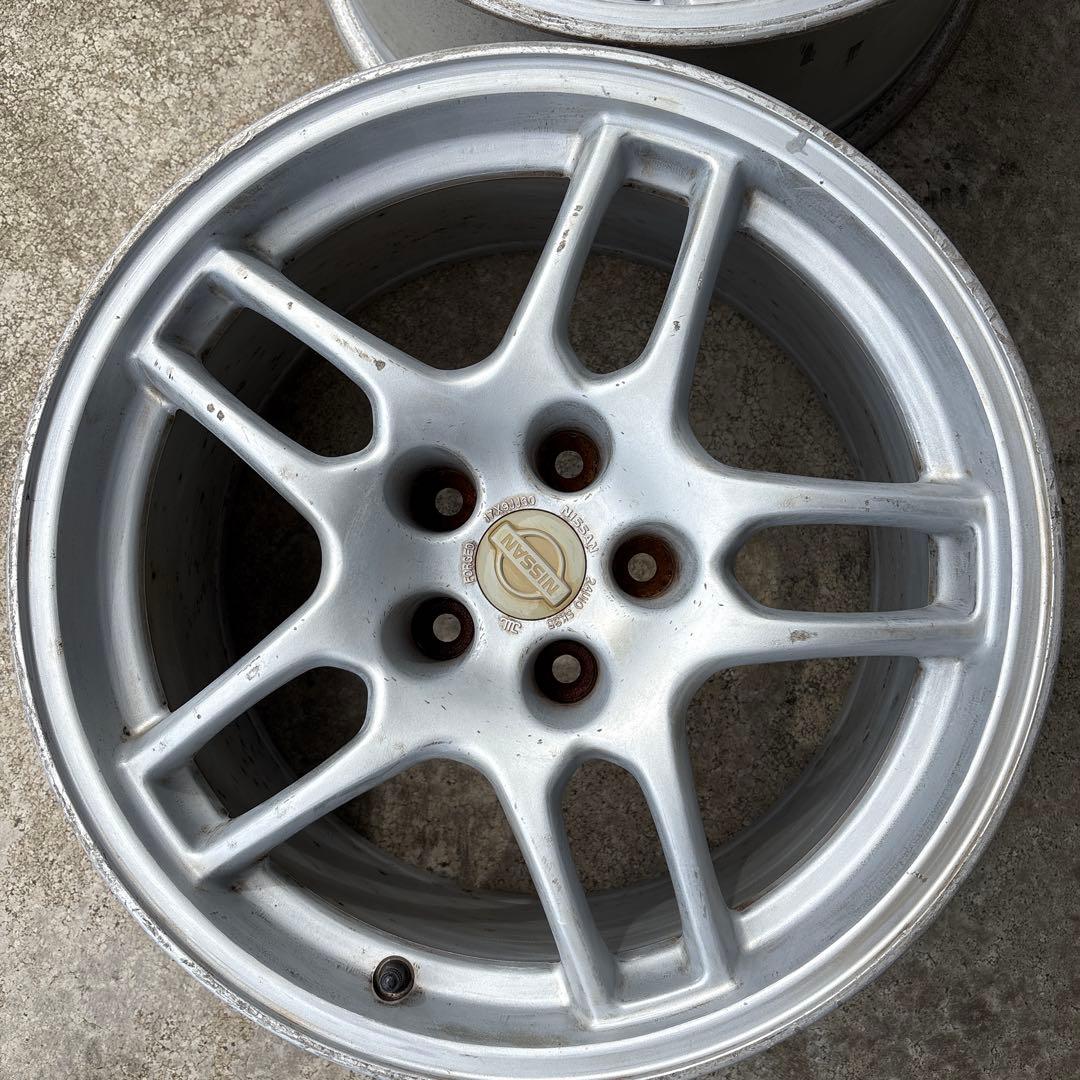 ニッサン ＧＴＲ３３　純正アルミホイール ２本セット　鍛造
