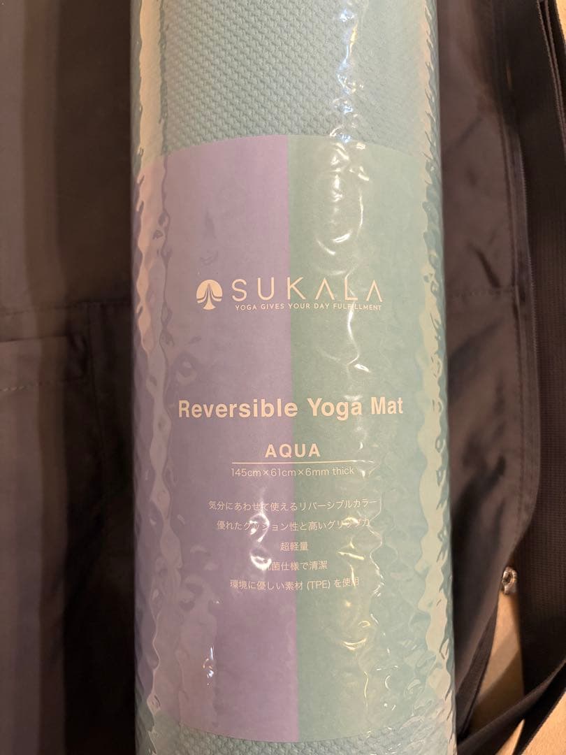 LAVA SUKALA リバーシブルヨガマット アクア　水素ボトル