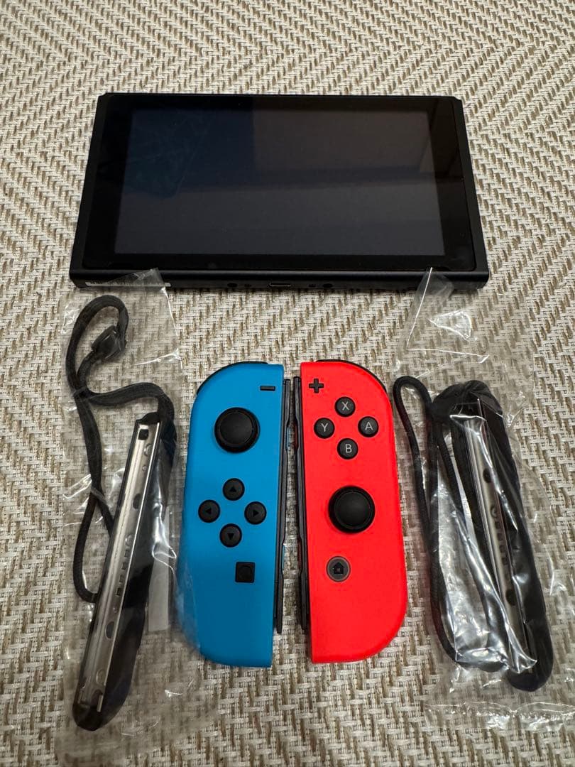 Nintendo Switch 本体 [美品]青赤のJoy-Con スイッチ