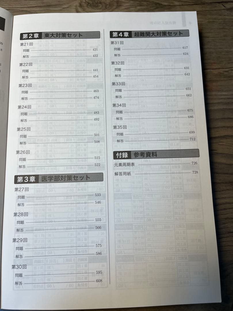 鉄緑会　2022 高3 化学要点集・化学実力演習