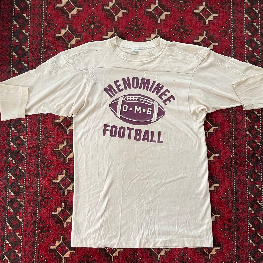70s Champion フットボールT ボロ　バータグ
