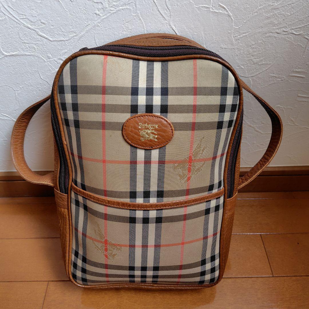【BURBERRY】ボストンバッグ＆シューズ入れ ゴルフ用