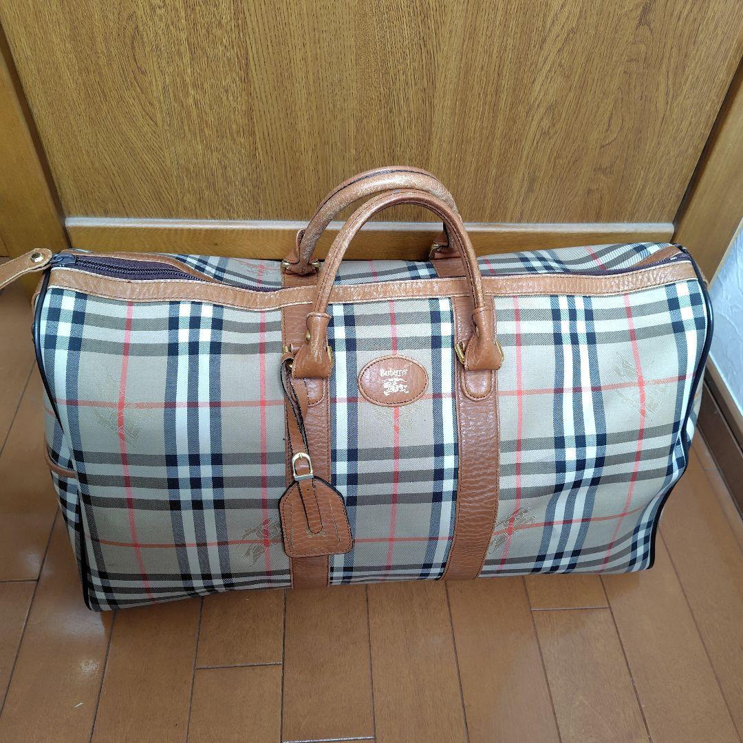 【BURBERRY】ボストンバッグ＆シューズ入れ ゴルフ用