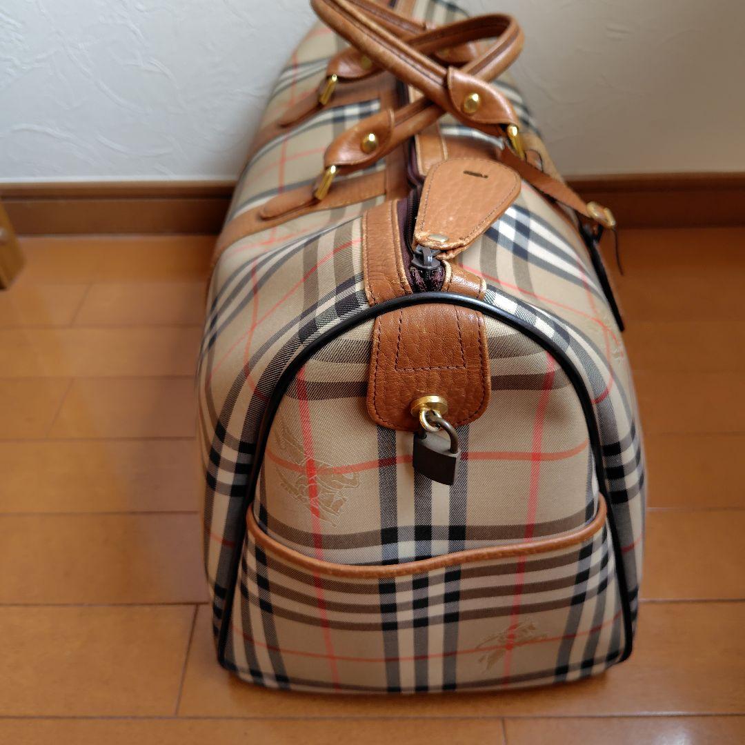 【BURBERRY】ボストンバッグ＆シューズ入れ ゴルフ用